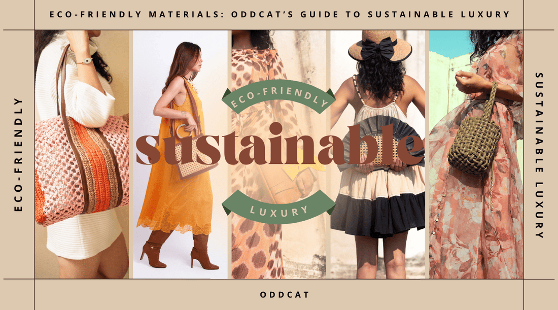 ECO-FRIENDLY MATERIALS: ODDCAT’S GUIDE TO SUSTAINABLE LUXURY