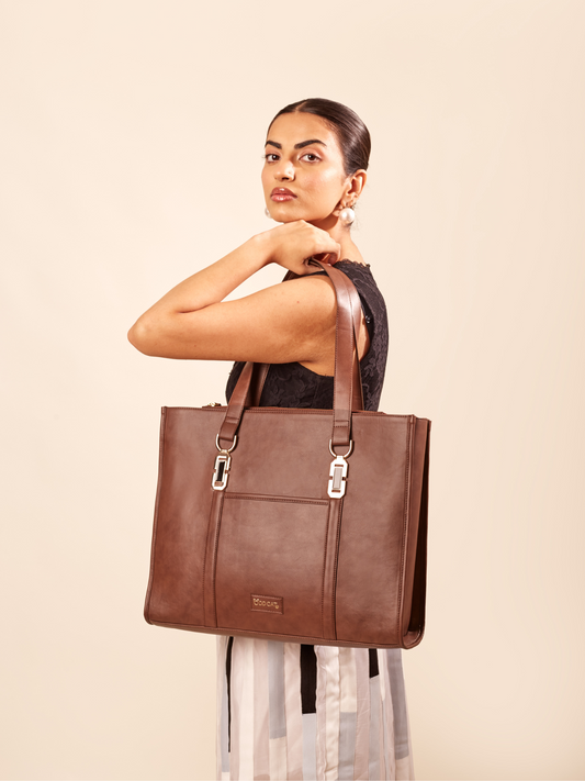 Boss Lady Vintage Vegan Tote