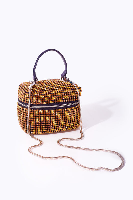 Gold Mini Vanity Party Clutch