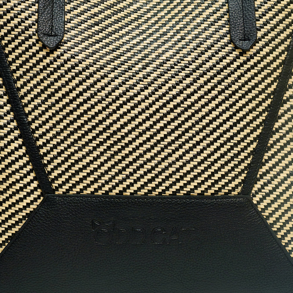 Bestie Blondie Raffia Tote