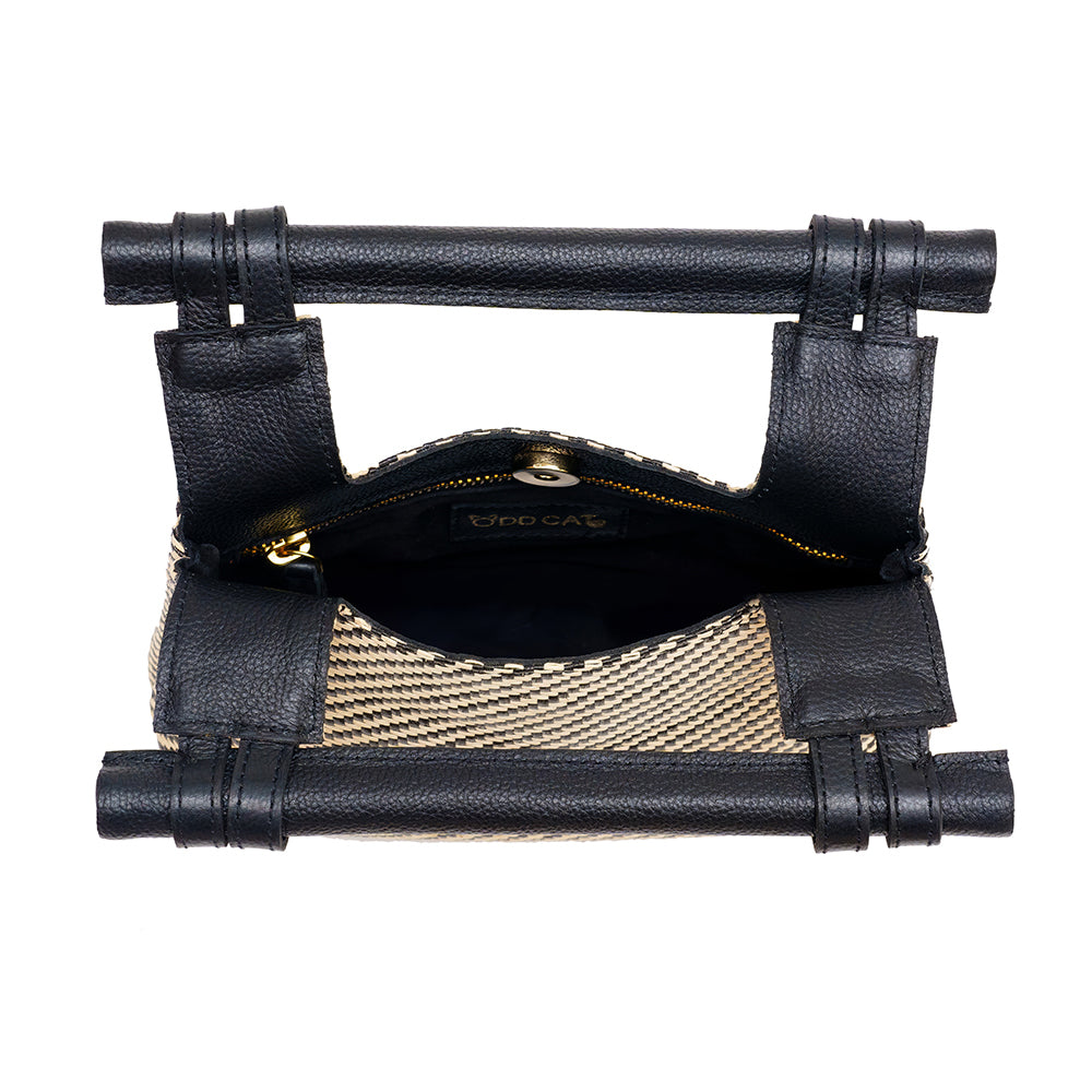 Ivy Blondie Raffia Clutch