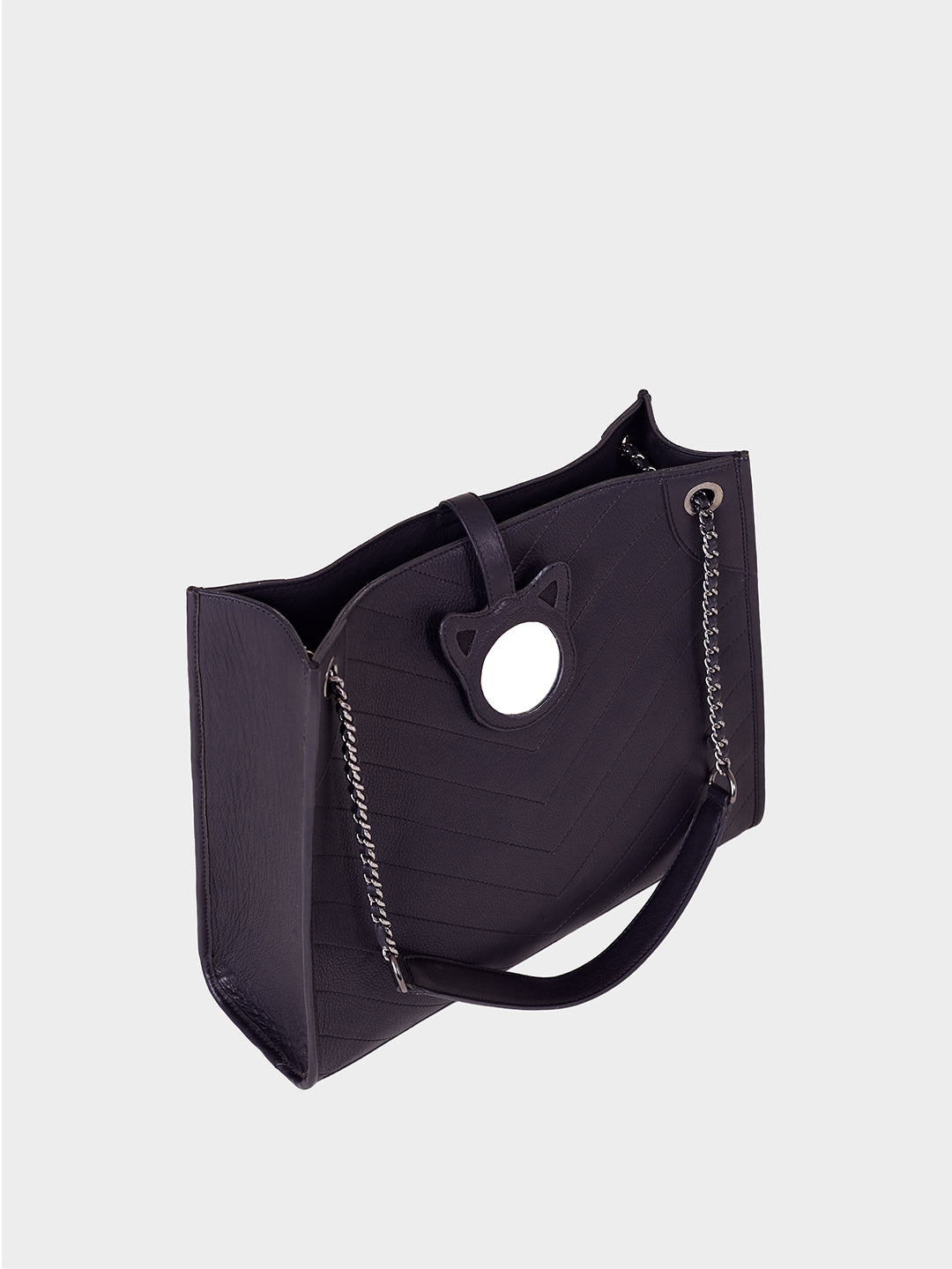 Magnet B Black Vegan Tote