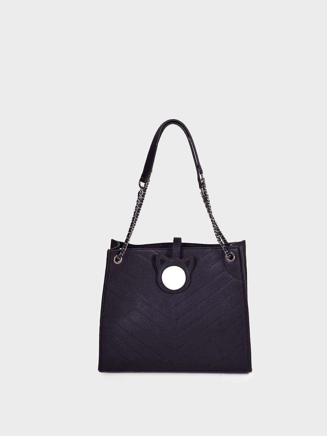 Magnet B Black Vegan Tote