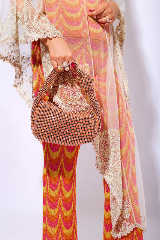 Rose Gold Party Shoulder Bag