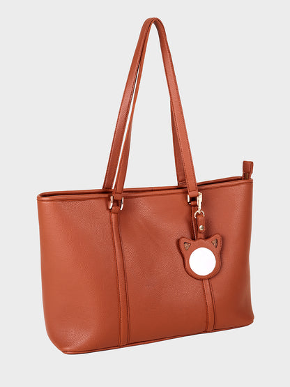 Sun-Kissed Vegan Tan Tote