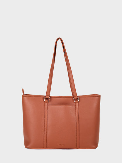 Sun-Kissed Vegan Tan Tote