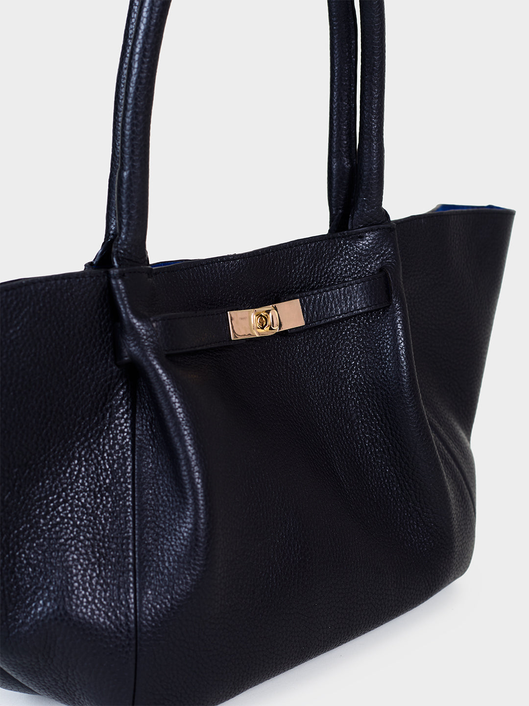 Sur Black Leather Tote