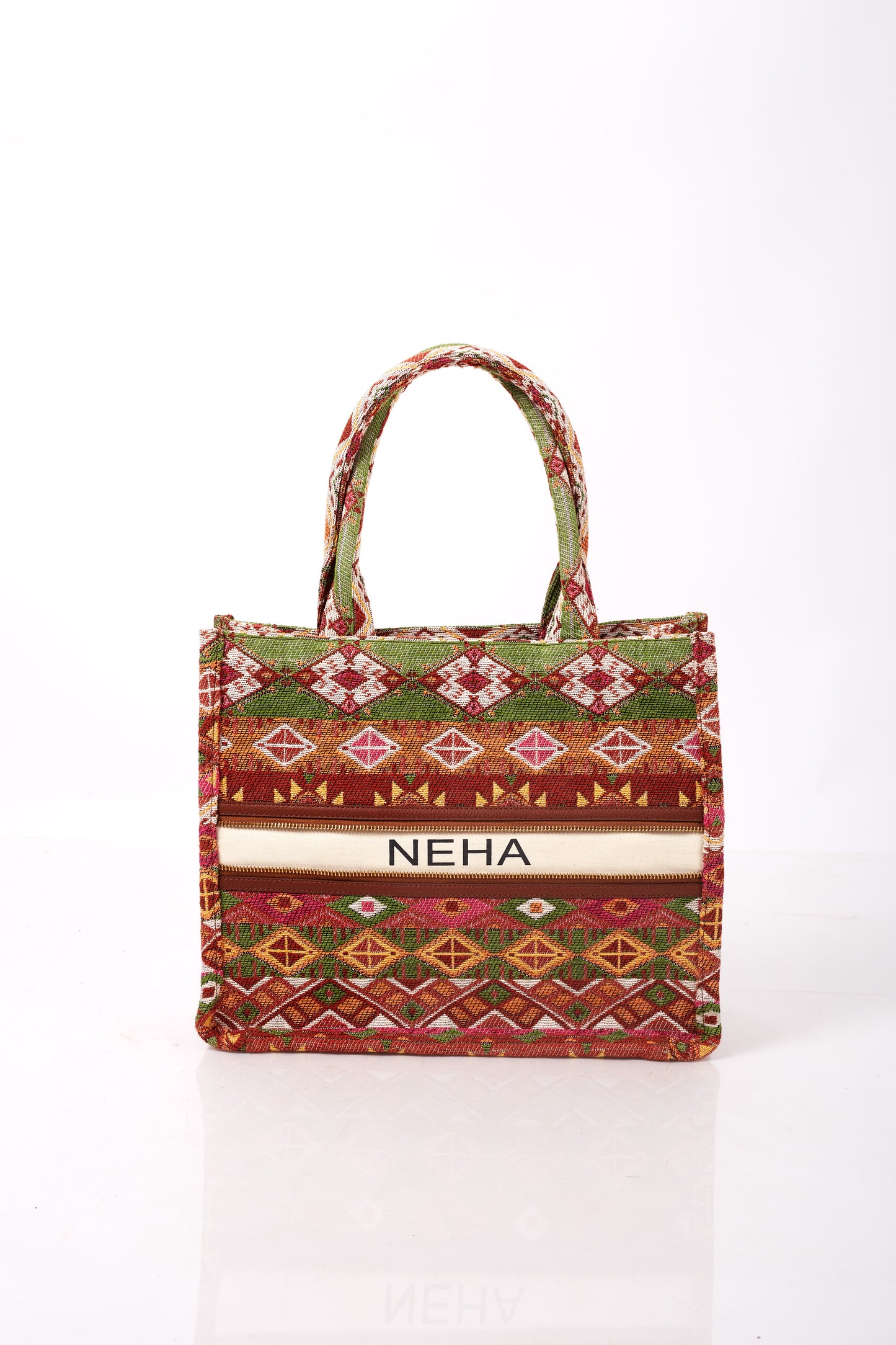 Miss Gifted Jacquard Boho Tote
