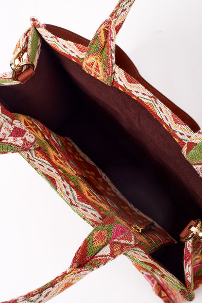 Miss Gifted Jacquard Boho Tote