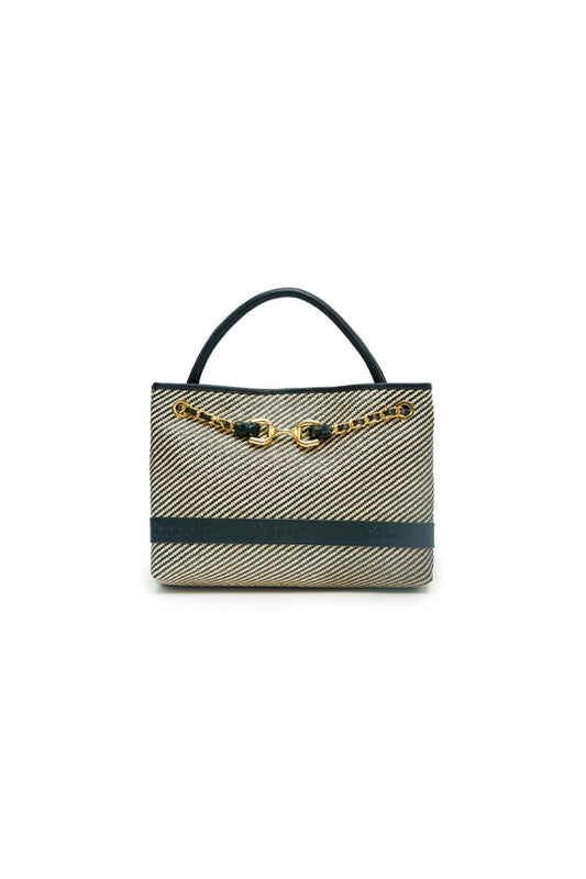 Uptown Raffia Tote Bag