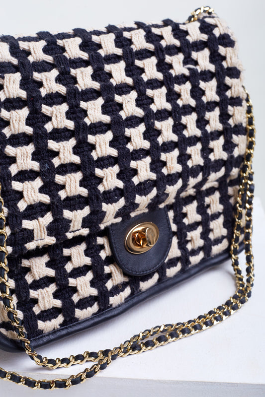 Riri Artisanal Fabric Woven Shoulder Bag